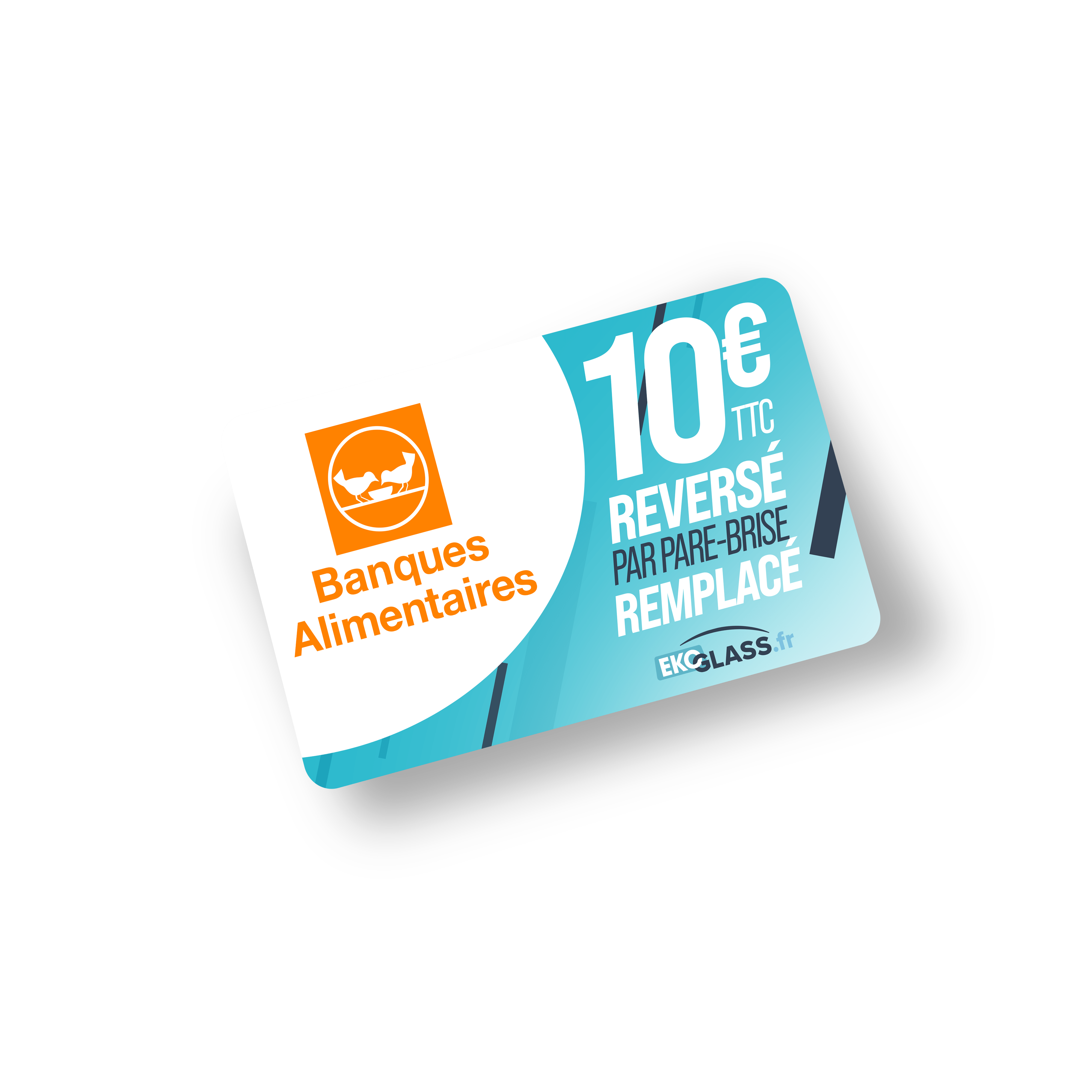 Carte franchise don alimentaire EkoGlass